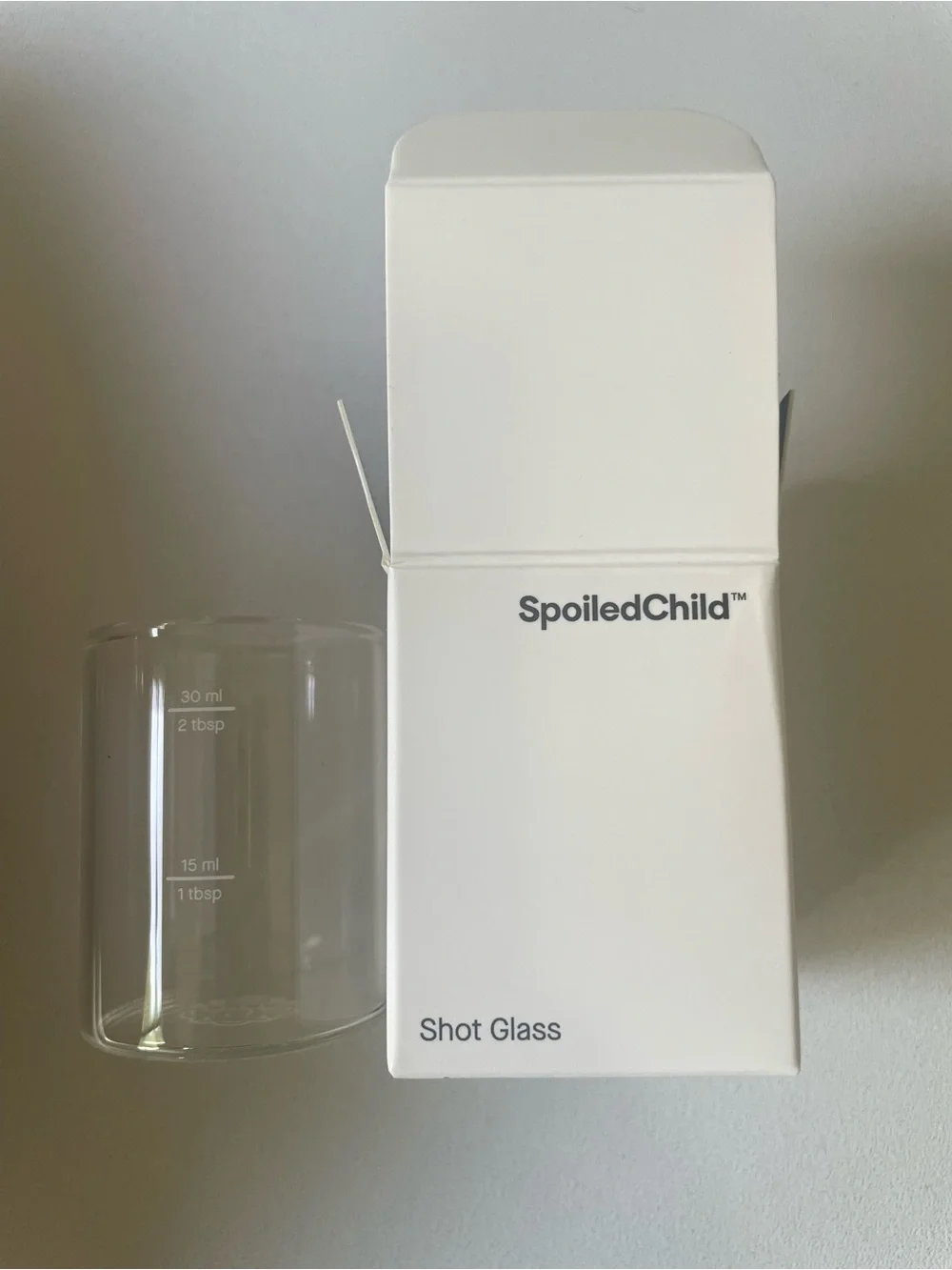 Spoiledchild shot glass